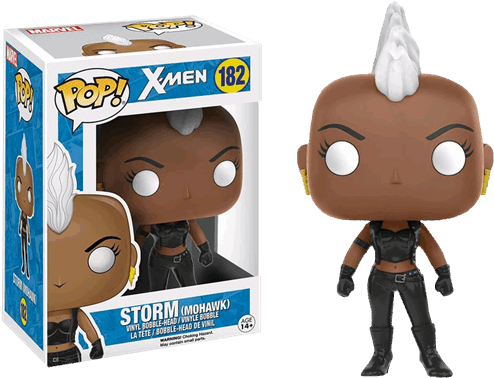 Storm With Mohawk Pop Vinyl Figure - X Men Funko Pop (600x600), Png Download