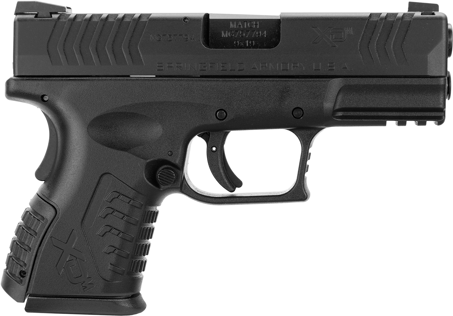 79992 - Springfield Xdm 3.8 Compact (1800x1261), Png Download
