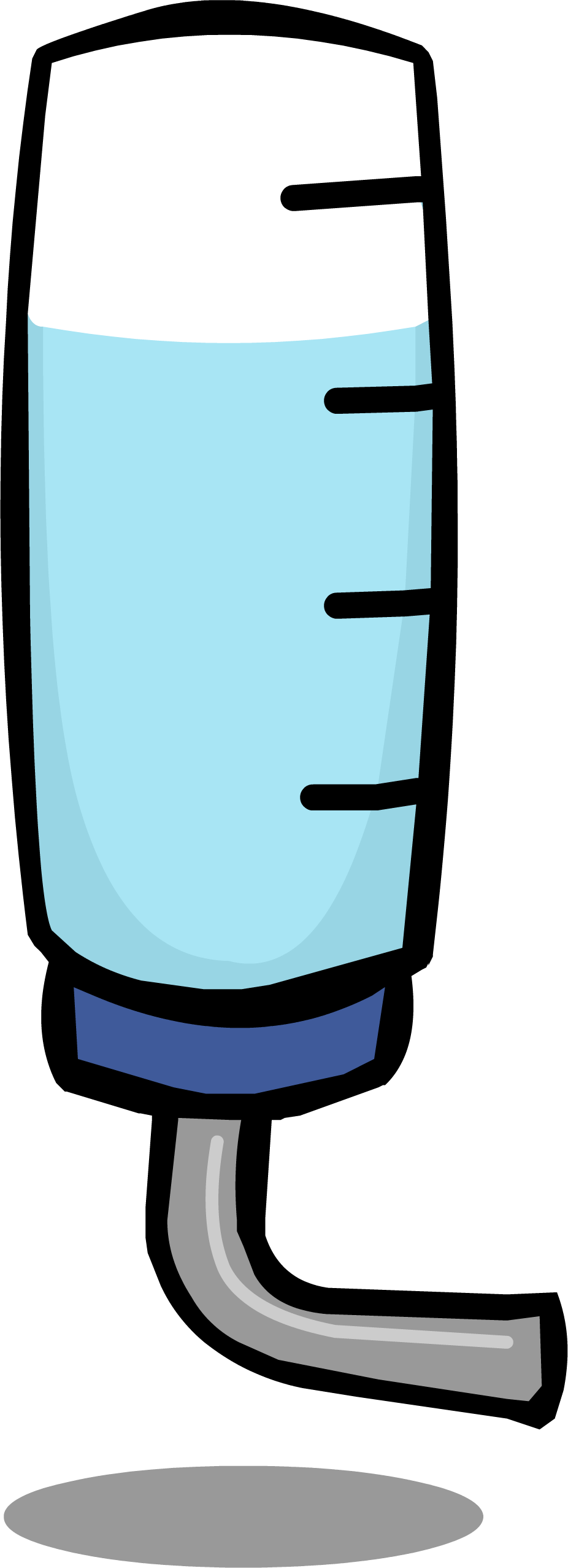 Water Bottle Sprite 003 (926x2554), Png Download