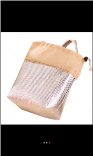 Insulated Lunch Bags - Kolylong Colorful Stripe Inner Aluminum Foil Lunch (500x312), Png Download