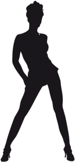 Model Pose (430x323), Png Download