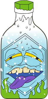 Glass Bottle (400x400), Png Download