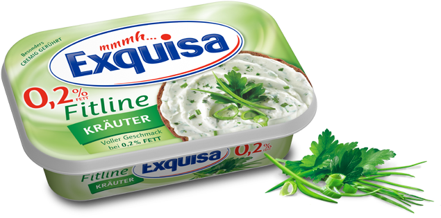 Exquisa Cream Cheese, Fitline - Exquisa Fitline (684x387), Png Download