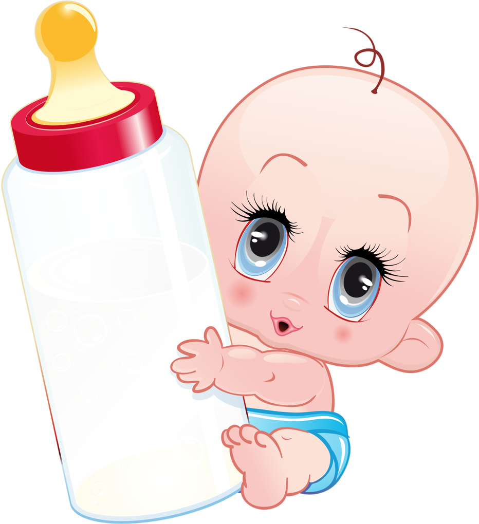 2 - Baby Cartoon Png (973x1024), Png Download