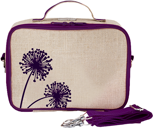 So Young Purple Dandelion Insulated Lunch Box - Soyoung Purple Dandelion Lunch Box, Raw Linen (600x600), Png Download