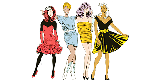 Lycheelovescomics Rogue Dazzler Psylocke Storm Marc - Face (500x264), Png Download