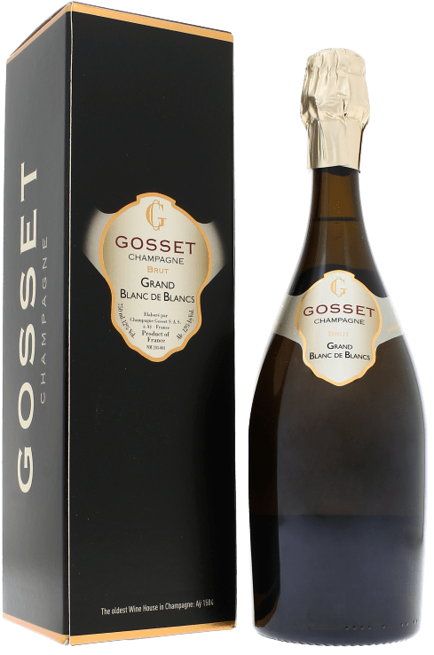 Gosset Grand Blanc De Blancs Brut - Gosset Blanc De Noirs (565x737), Png Download