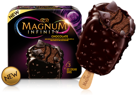 Magnum Ice Cream Bars Multipack Only $2 - Chocolate Ice Cream Popsicles (450x341), Png Download