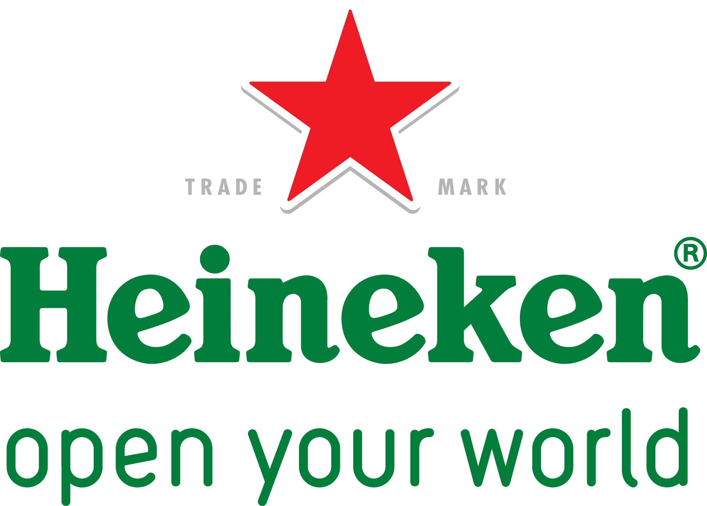 Heineken Open Your World Logo Png Transparent - Heineken Logo Open Your World (2400x1718), Png Download