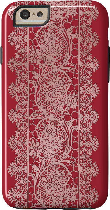 Christmas Lace - Holiday Shell (576x864), Png Download