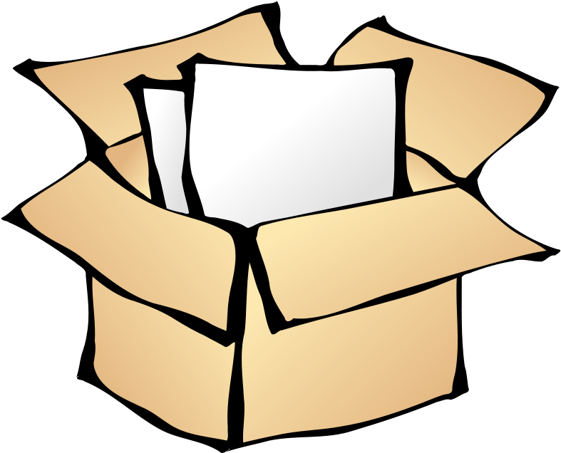Parcel Clipart Mail - Package Clipart (900x675), Png Download