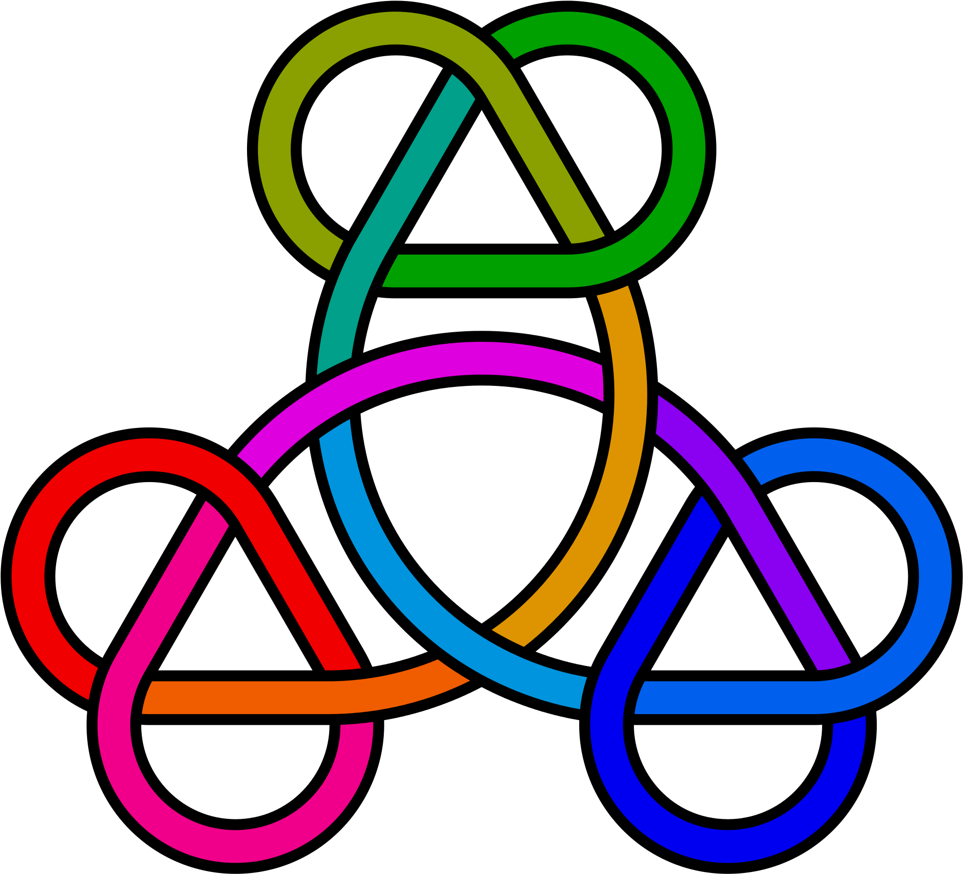 Open - Trefoil (2000x1818), Png Download