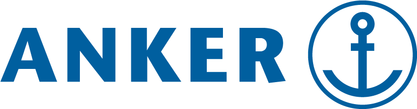 Anker Logo - Anker Euro Geldcassette Los Grijs Zonder Slot (ral (1422x360), Png Download