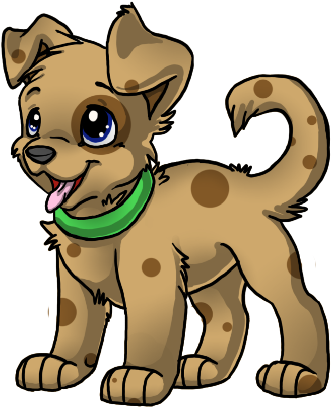 Cute Tan Spotted Puppy By Stormy-tiger On Clipart Library - Cute Puppy Base (900x855), Png Download