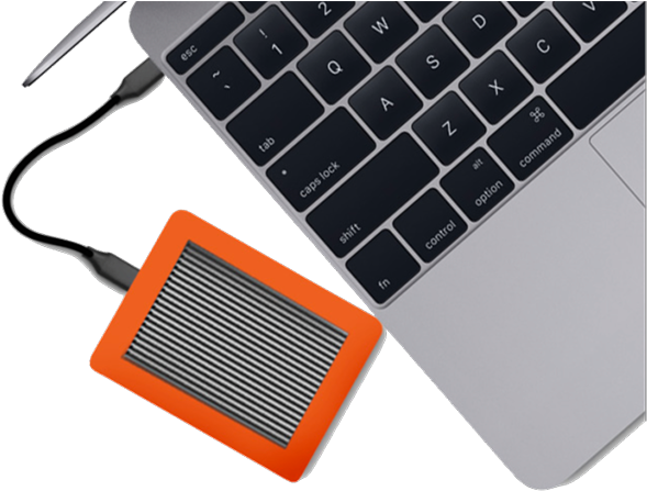 The Caldigit Tuff - External Hdd Usb C (600x446), Png Download