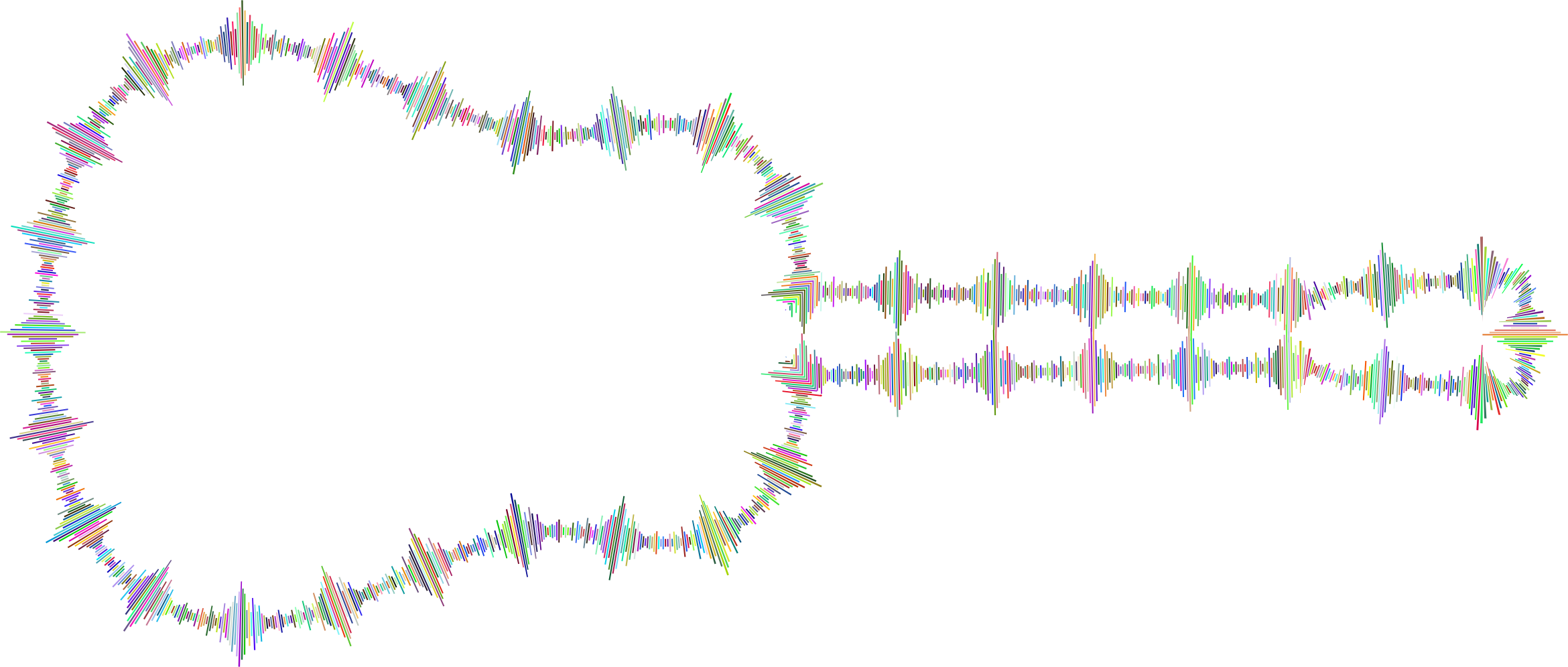 This Free Icons Png Design Of Prismatic Sonic Guitar (2340x996), Png Download