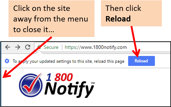 Chrome Click Away Reload - Portable Network Graphics (580x353), Png Download