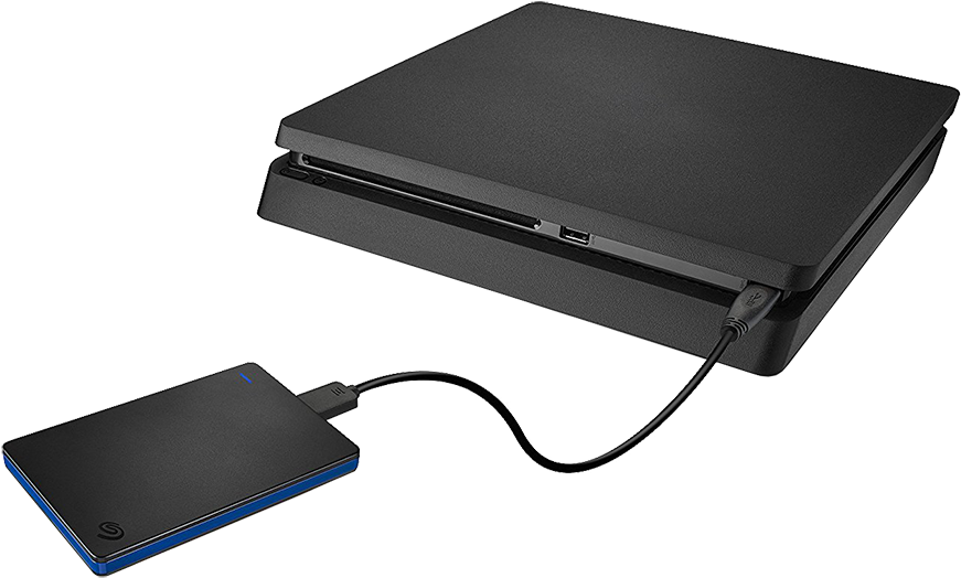 Set Up Within Minutes - Ps4 With External Hard Disc (1024x1024), Png Download