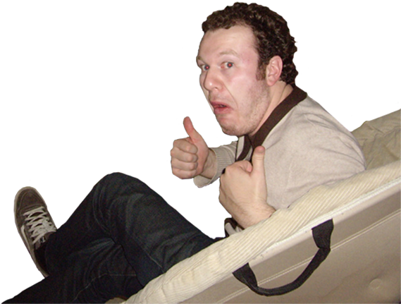 Sitting - Thumbs Up Png Stock (800x600), Png Download