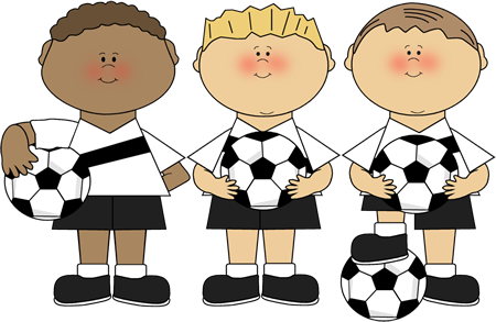 Soccer Clip Art - Soccer Players Clipart (450x293), Png Download