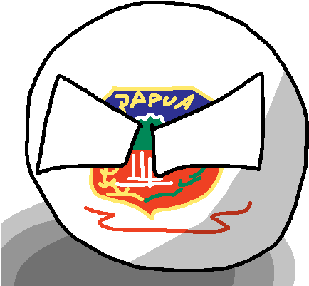 Papuaball - Countryballs Province Of Indonesia (450x450), Png Download