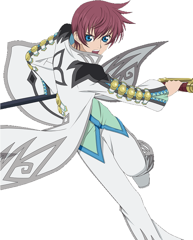 Asbel (2) - Anime (640x820), Png Download