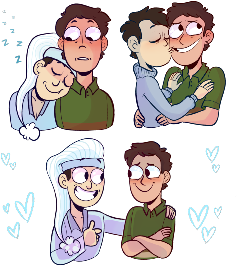 View Samegoogleiqdbsaucenao Tumblr Ntgawzmilk1tfn9fuo1 - Garry X Sleepy Jerry (500x545), Png Download