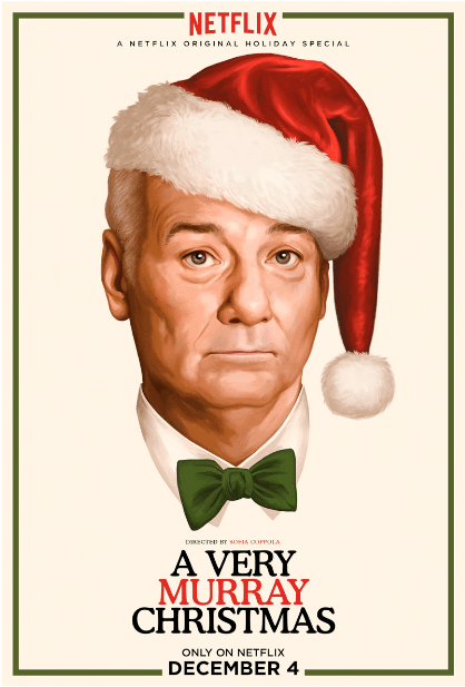 Netflix And Bill - Very Murray Christmas Dvd (640x640), Png Download