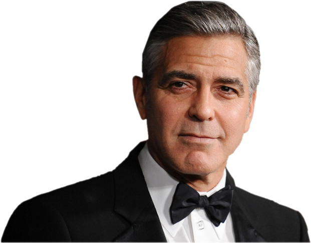 George Clooney (800x486), Png Download