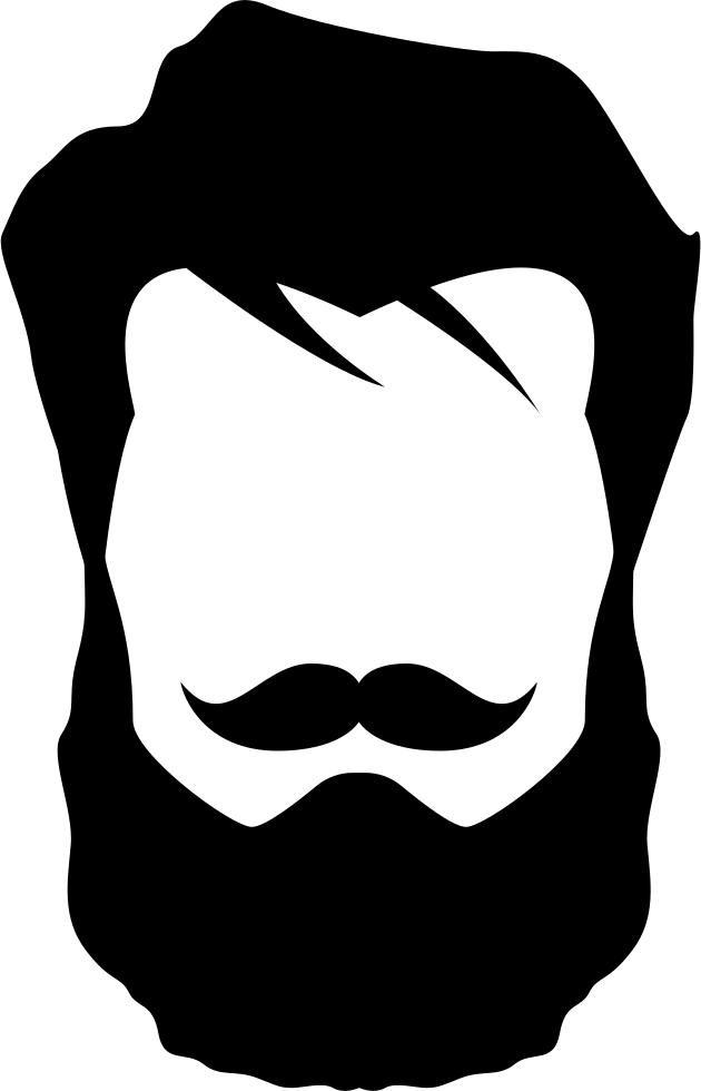 Beard Clipart Editing - Beard Icon Png (630x980), Png Download