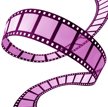 Movie Reel Pink - Horror And B-movie Posters # 1 (347x346), Png Download