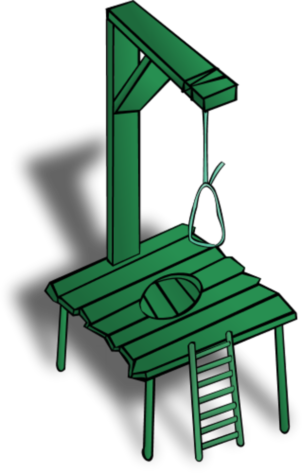 Noose - Capital Punishment Clipart (600x940), Png Download