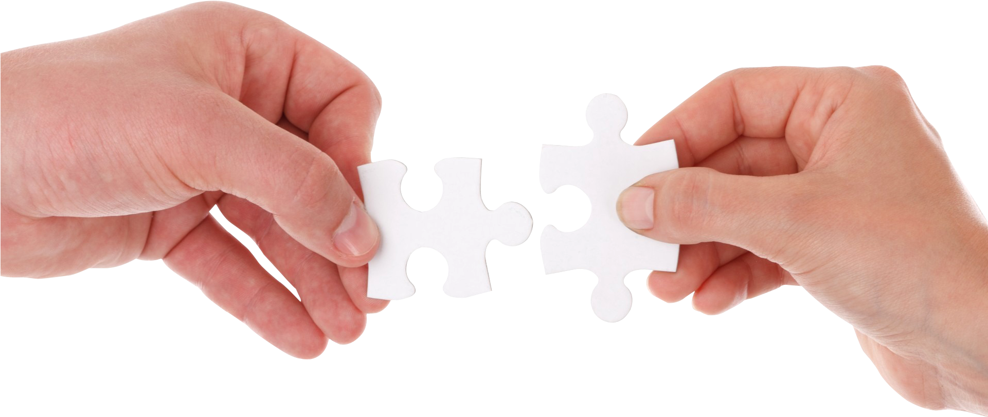 Hands Puzzle Pieces Png (1920x876), Png Download