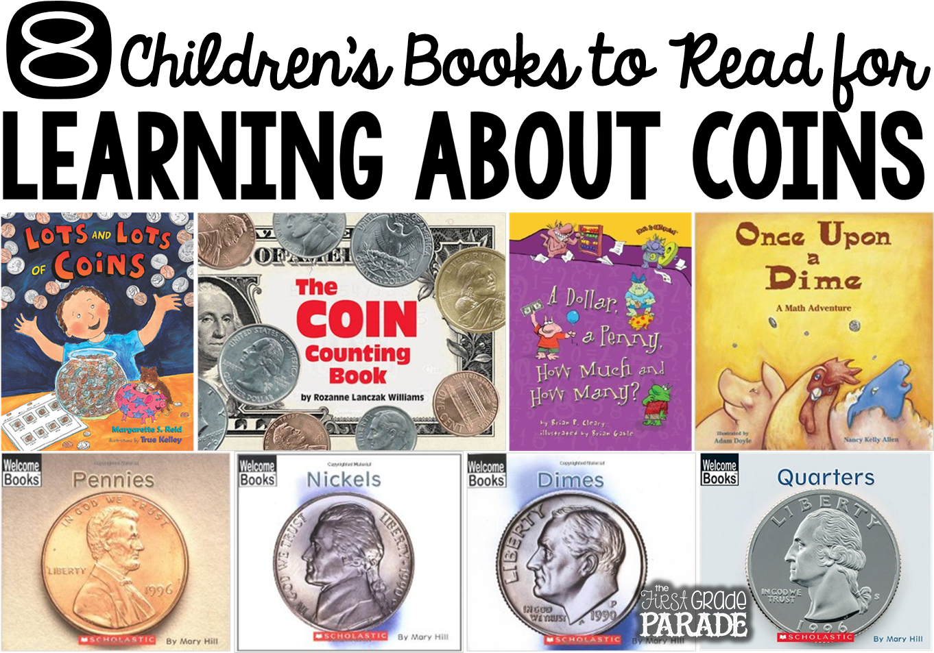 Pin - Coin Counting Book By Rozanne Lanczak Williams (1560x1038), Png Download