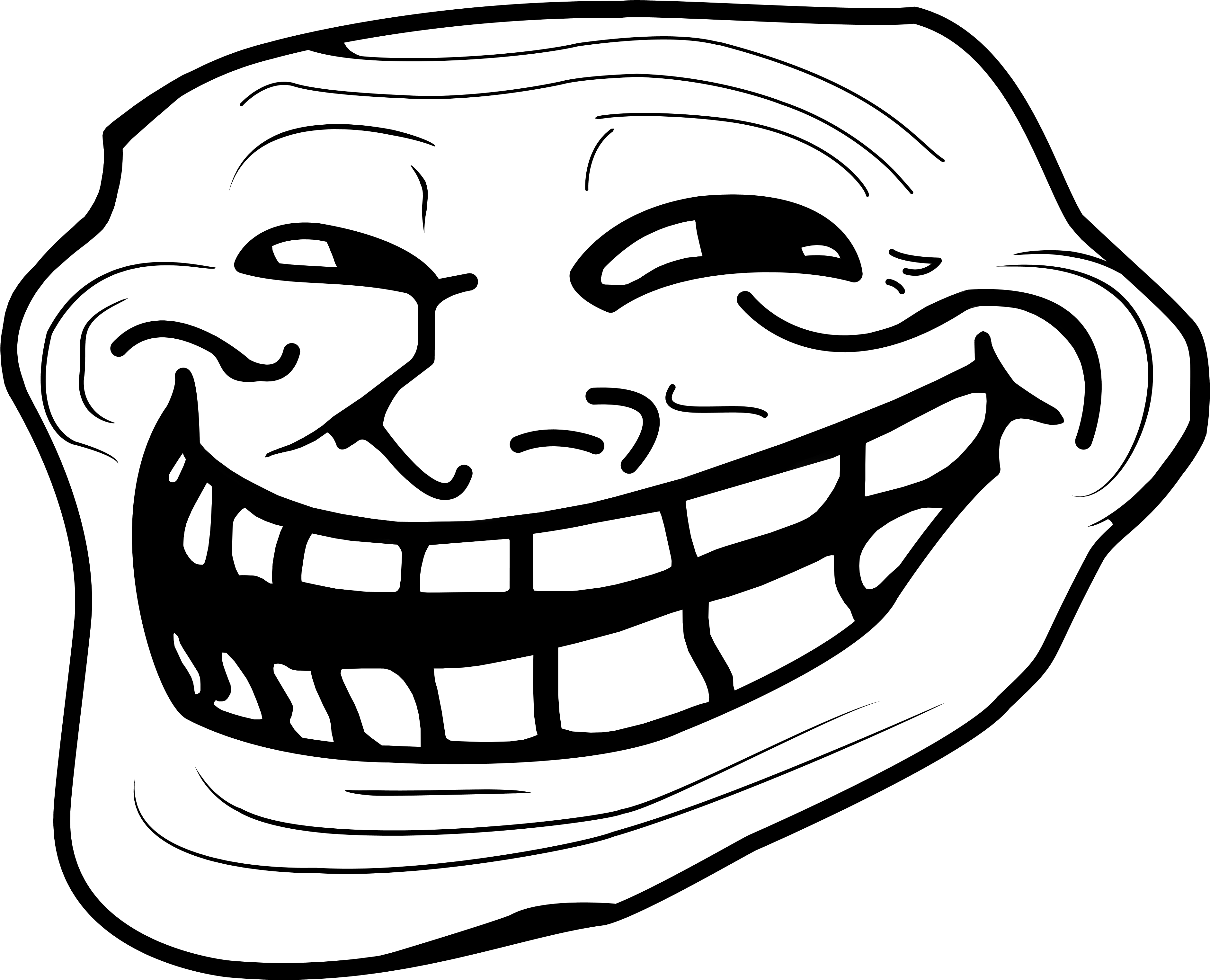 Troll Face (2000x1333), Png Download