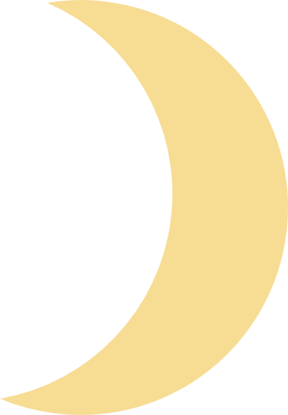 Crescent Moon Png Pictures - Crescent Moon Png Gold (414x597), Png Download