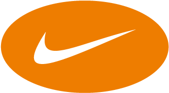 Orange Nike Logo Png Nike Logos In Vector Format - Vector Graphics (400x400), Png Download