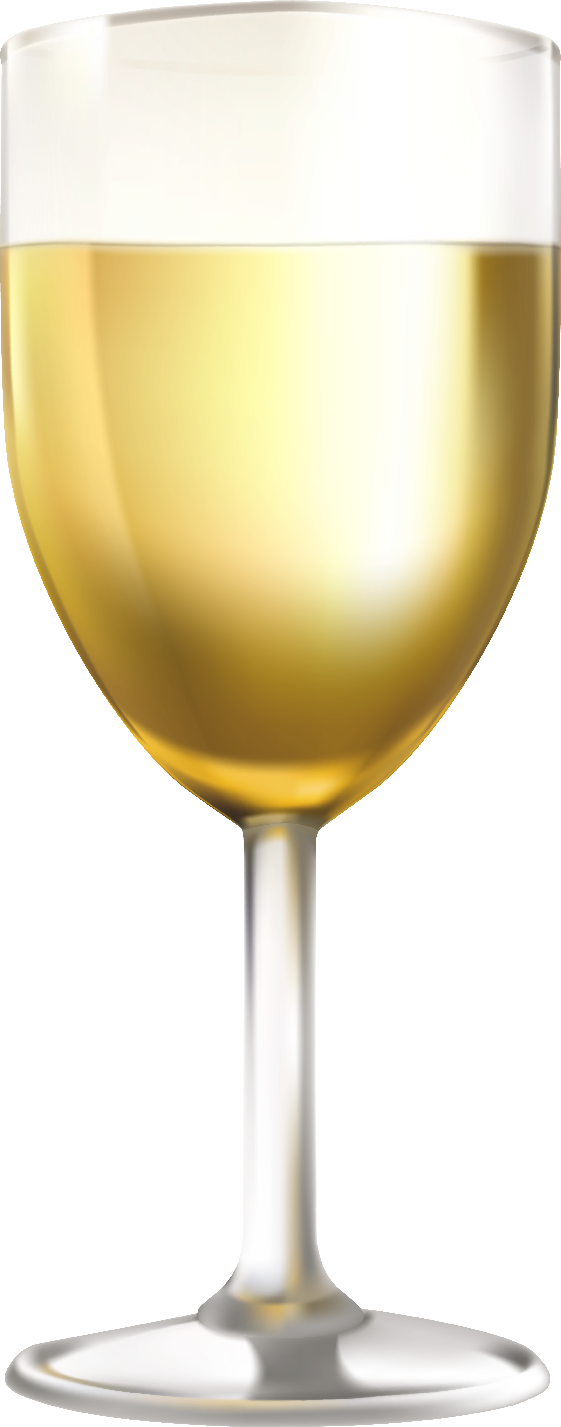 White Wine Glass Clip Art Image Happy Wine, White Wine - White Wine Glass Png (2862x6188), Png Download