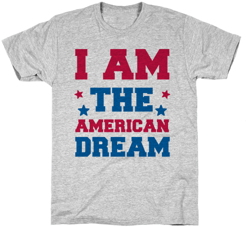 I Am The American Dream Mens T-shirt - My Mad Scientist Costume T-shirt: Funny T-shirt From (484x484), Png Download