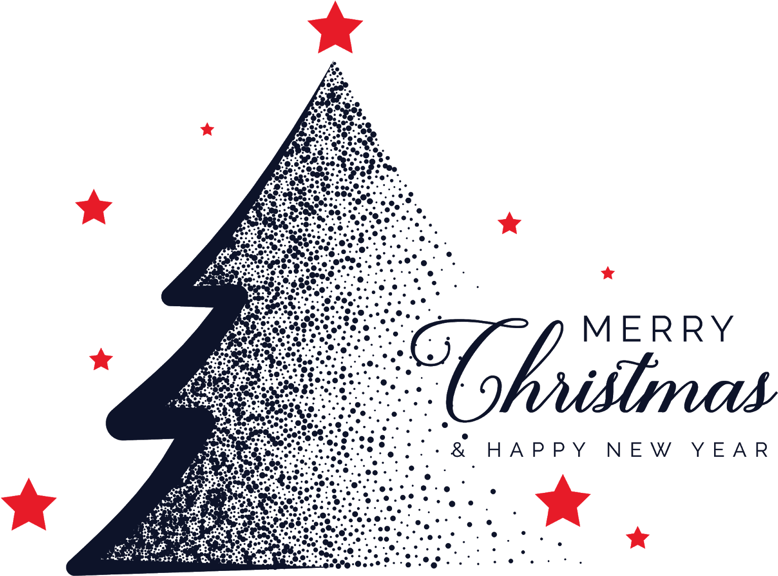 Christmas Png Photo - Png Merry Christmas And Happy New Year Png (1600x1179), Png Download