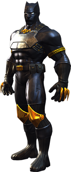 Black Panther - Black Panther Classic Contest Of Champions (246x595), Png Download