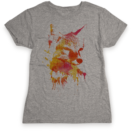 Watercolor Fox Womens T-shirt - If It Requires Pants Or A Bra It's Not Happening T-shirt: (484x484), Png Download