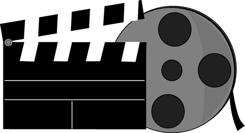 Movie Border Clipart - Movie Clipart (500x272), Png Download