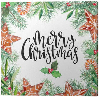 Merry Christmas Pattern, Gingerbread, Firtree, Olive, - Christmas Day (400x400), Png Download