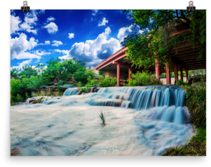 Silver Falls Rest Area - Waterfall (480x480), Png Download