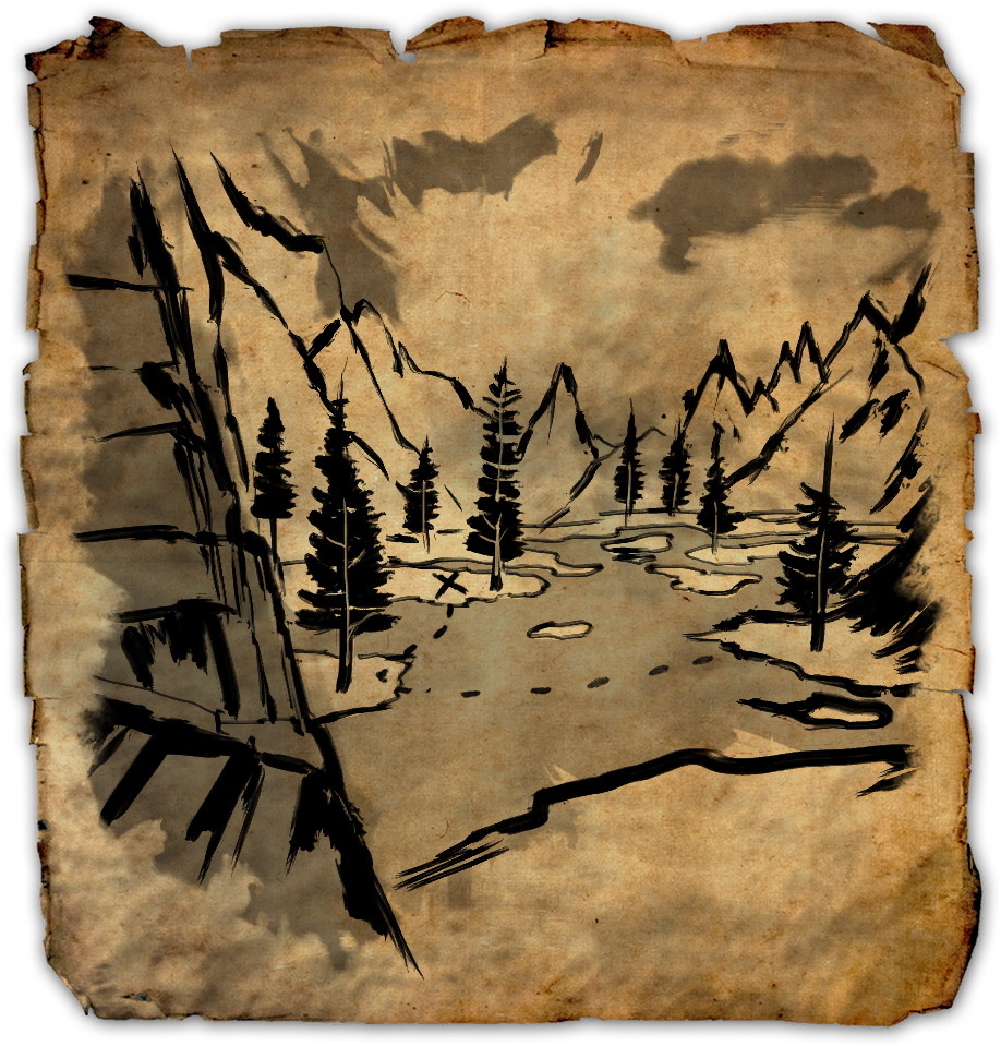 Bleakrock Treasure Map Ii - Schatzkarte Ödfels Ii (1024x1024), Png Download