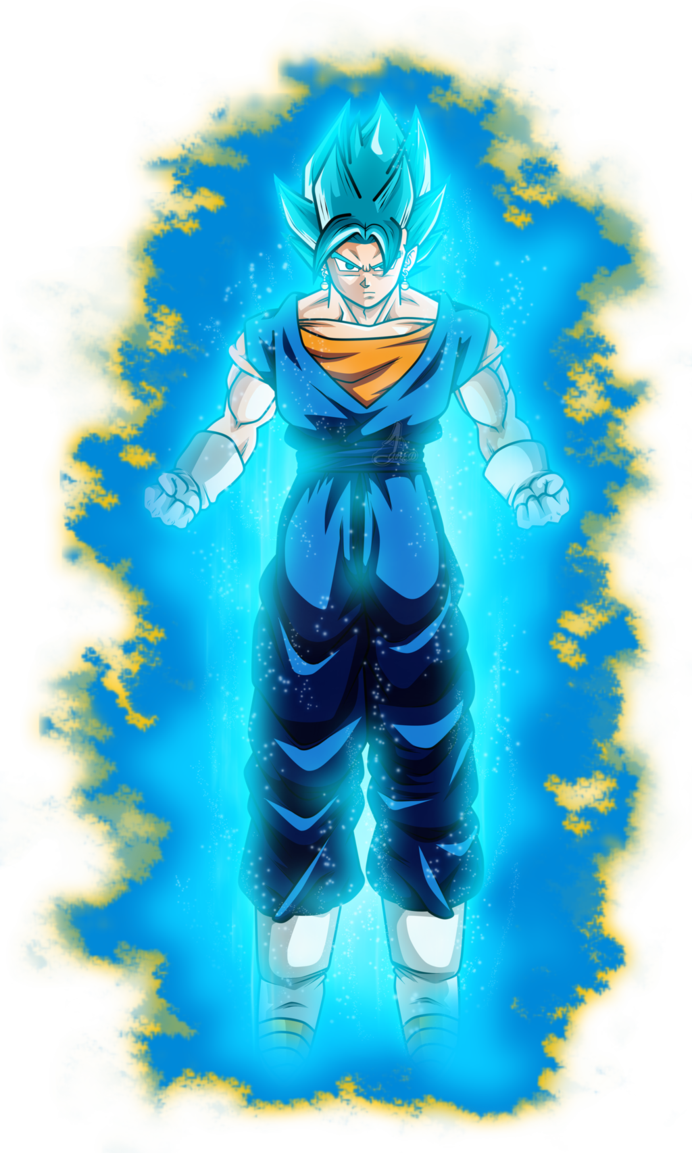 Vegetto Ssj Blue Kii By Jaredsongohan Vegito Ssj Blue, - Dbs Vegeto Ssj Blue (692x1153), Png Download