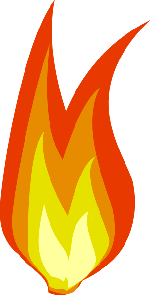 Fire Flames Png - Fire Clipart (306x600), Png Download