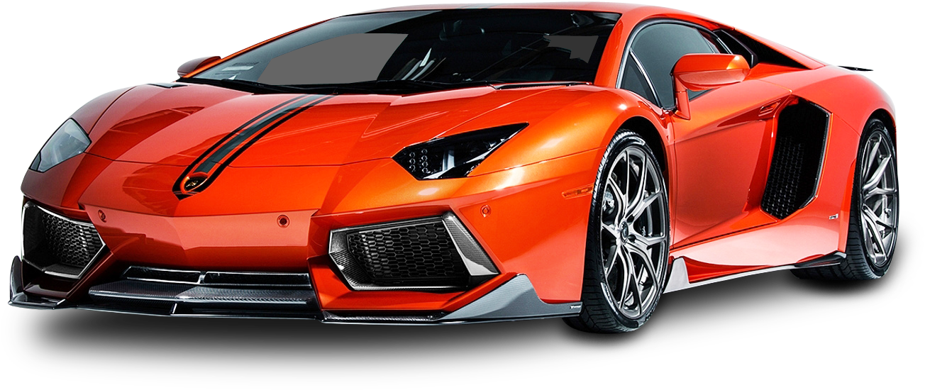 Lamborghini Aventador Coupe Red Car Png Image - Lamborghini Png (1348x621), Png Download