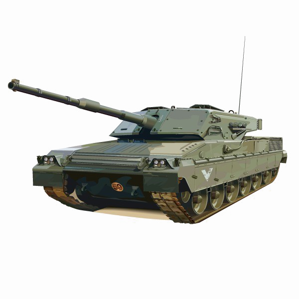 Military Tank Png Transparent Image - Vector De Tanques De Guerra (600x600), Png Download